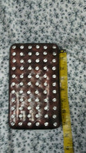 Load image into Gallery viewer, Womens Brown Metallic Extra Large Casual Rhinestone Wallet
