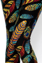 Load image into Gallery viewer, Peacock Buttery Soft Brushed Leggings S M L

