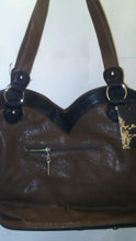 Load image into Gallery viewer, Womens Chocolate Brown Shoulder Purse
