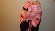Load image into Gallery viewer, Womens Floral Flower Bloom Bolero Flare Blue/ Pink Pants
