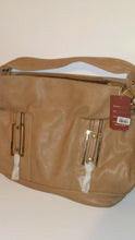 Load image into Gallery viewer, Womens Faux Leather Tan Casual Shoulder Purse
