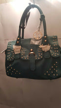 Load image into Gallery viewer, Womens Turquoise Willy Rhinestone Casual Handbag Tote Shoulder Purse
