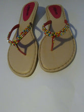 Load image into Gallery viewer, Womens Rainbow Pakistan Sandals
