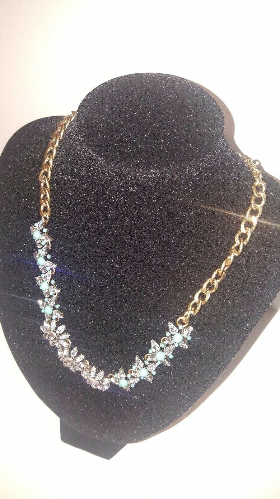 Fashion Turquoise Blue Starlight Statement Necklace Piece