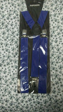 Load image into Gallery viewer, New Women Mens Clip On Y-Shaped Black White Blue Suspenders
