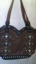 Load image into Gallery viewer, Womens Chocolate Brown Shoulder Purse

