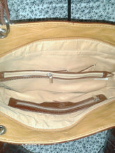 Load image into Gallery viewer, Womens Royal Crown Light Tan Shoulder Handbag Casual Purse
