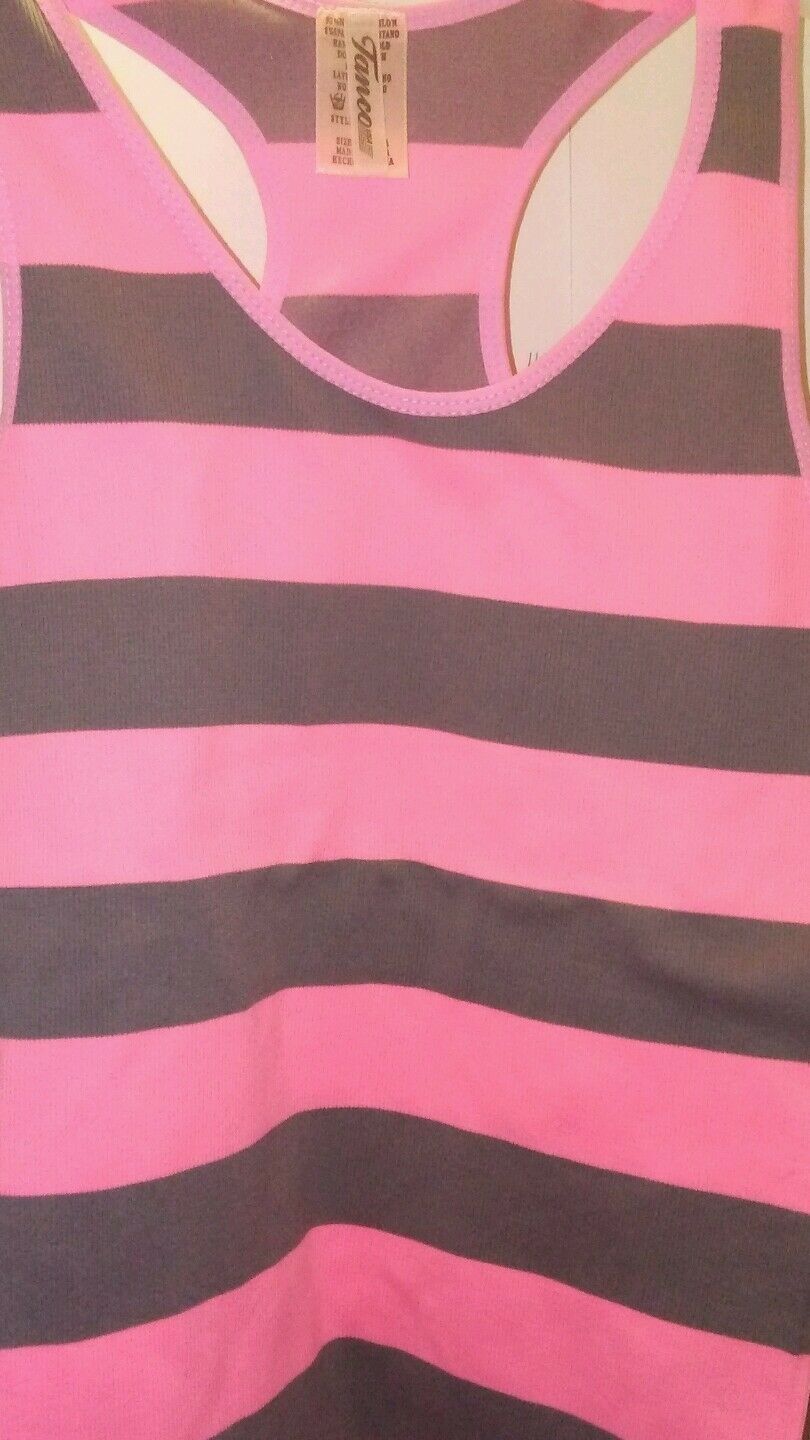 Womens Lot of 6 Striped Cami Tank Tops S-M