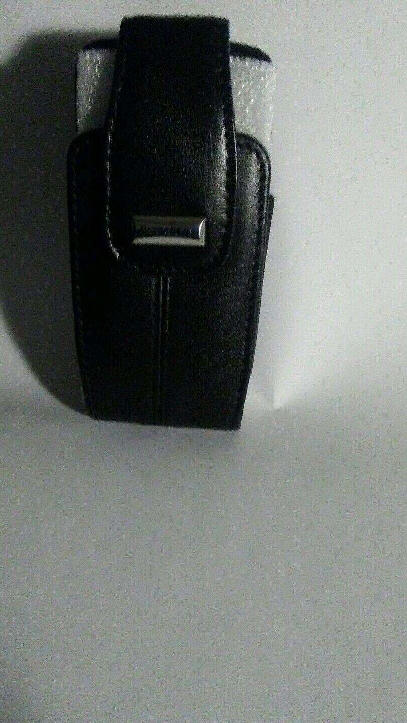 Blackberry Black Leather Belt Clip Case