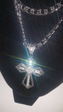 Load image into Gallery viewer, Fashion Christian Cross Rhinestone Statement Piece Necklace
