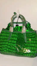 Load image into Gallery viewer, Womens Green and Yellow Jelly Shoulder Purse
