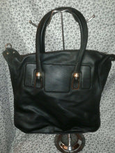 Load image into Gallery viewer, Womens Black Coal Colored Shoulder Handbag Purse
