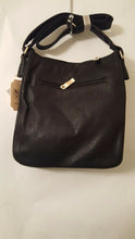Load image into Gallery viewer, Womens Black Leather Crossbody Purse

