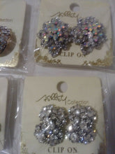 Load image into Gallery viewer, Lot of 9 Gorgeous Blingy Clip on Earrings
