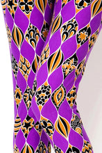 Load image into Gallery viewer, Womens Purple Passion Leggings S M L
